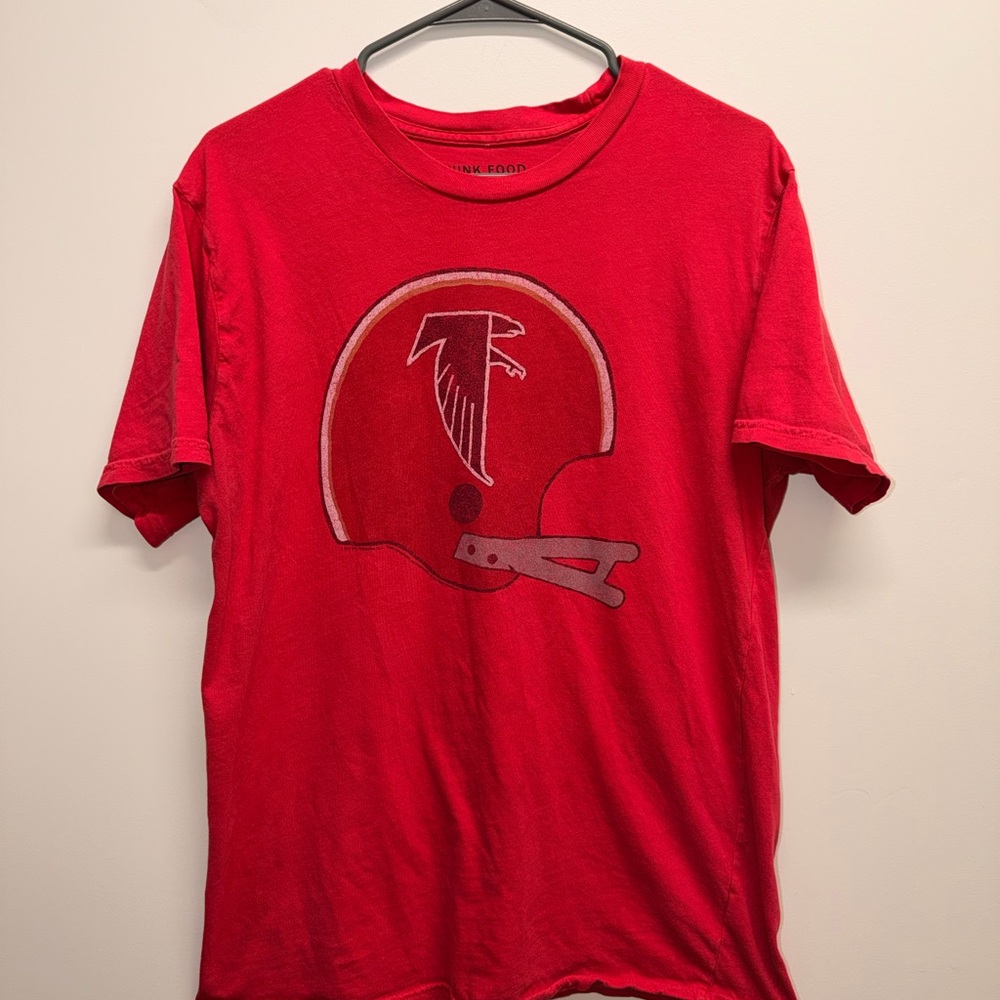 Lucky Brand Red Falcon Helmet Tee